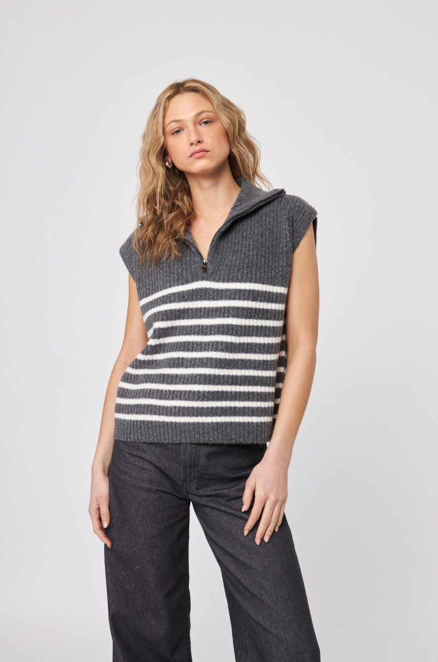 Otto quarter zip pullover - railroad