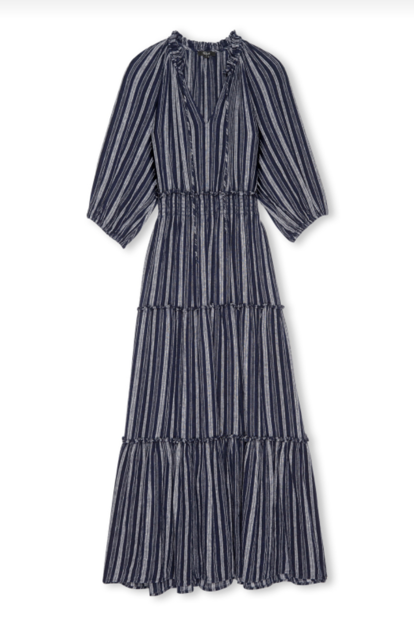 Caterine dress - roche stripe