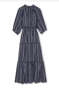 Caterine dress - roche stripe
