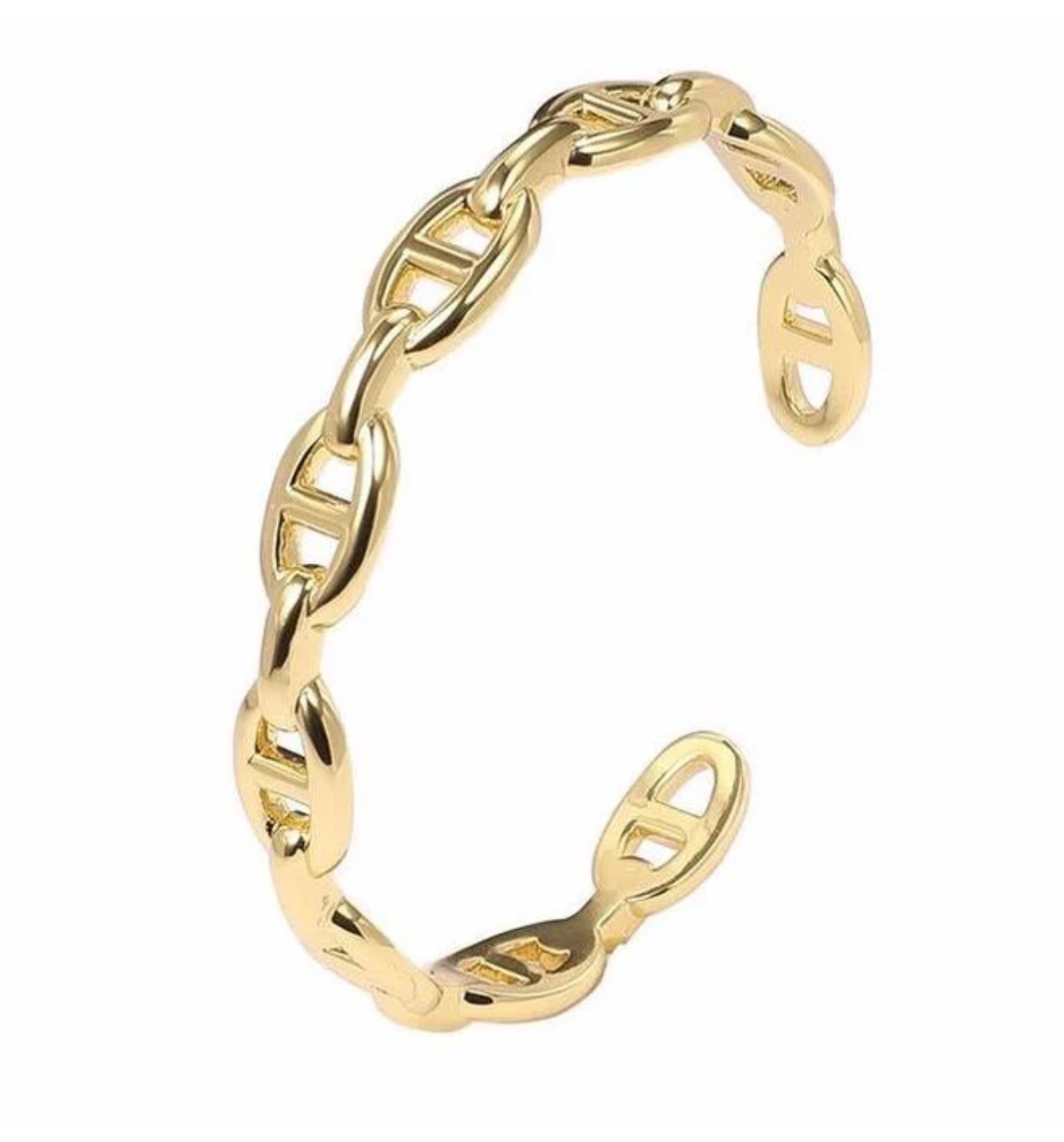 Rosie link cuff - gold