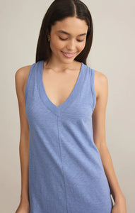 Palisades Midi Dress - sky blue