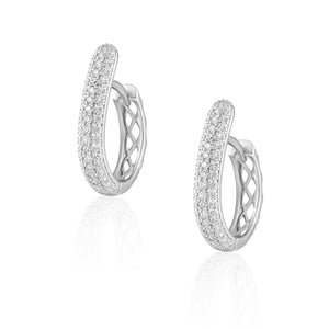 Daphne hoops - silver