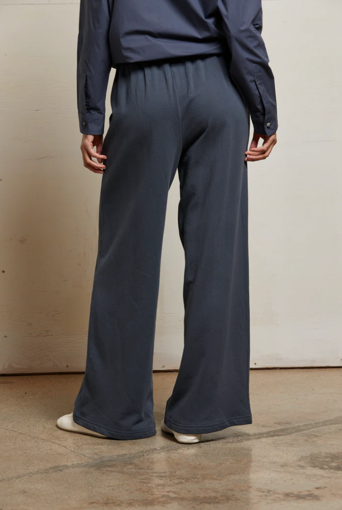Rosanna french terry reverse pocket pant - night