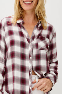 Hunter shirt - rasberry wine