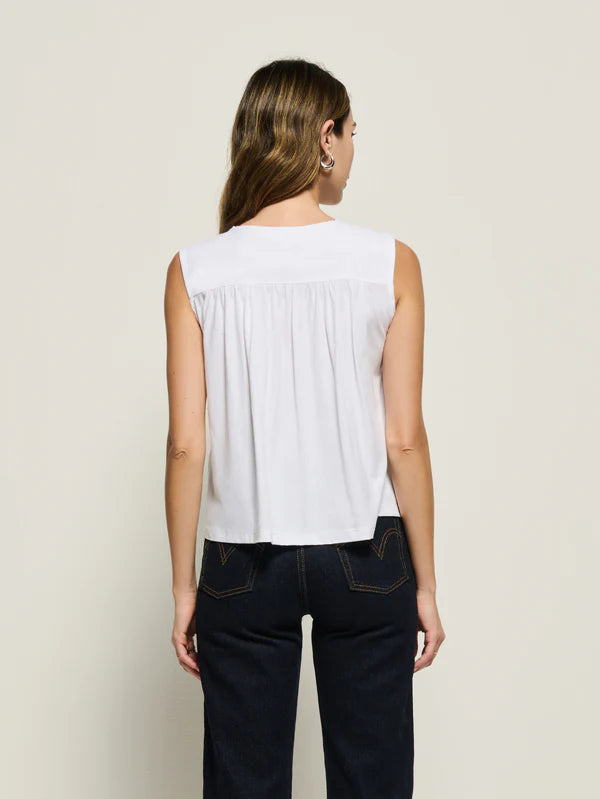 Ali Tie Front Top - lavender