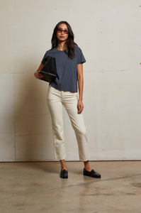 Harley cotton boxy crew tee - night
