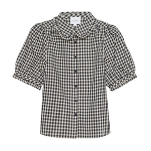 Virginie shirt - black gingham