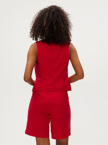 Honey button up vest - rumba