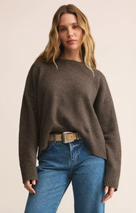 Cirrus cozy sweater - burnt ash heather