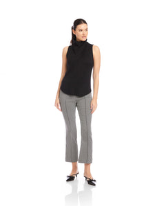 Abbey Turtleneck Tank - black