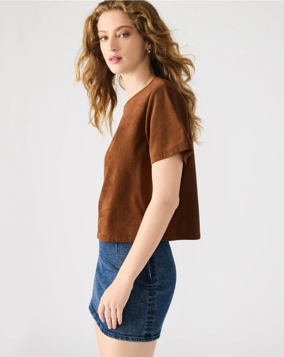 Ezra top - chicory coffee