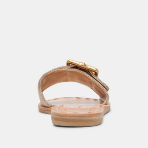 Dasa sandals - light gold raffia