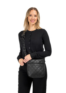 Jeri pebbled crossbody - solo