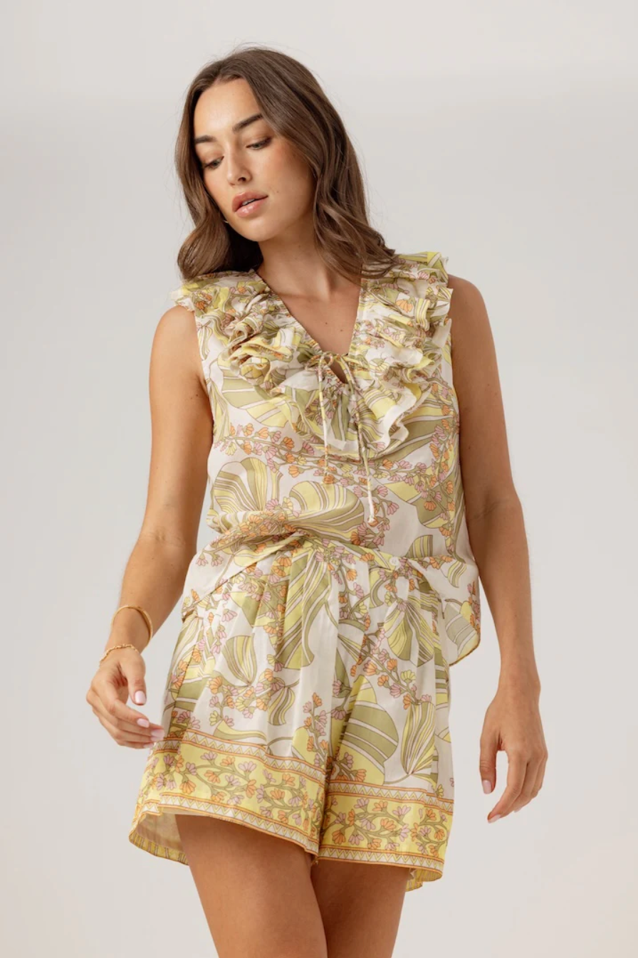 Cezanne shorts - vintage botanic