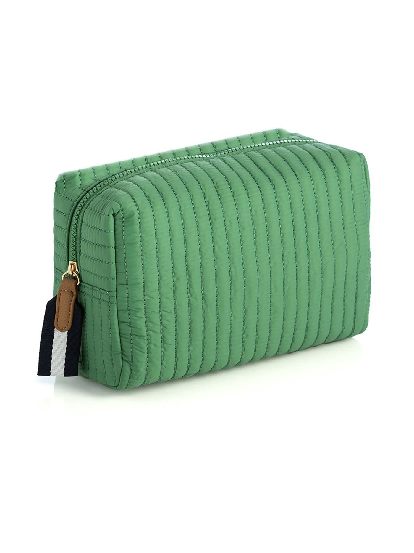 Ezra large cosmetic pouch - green