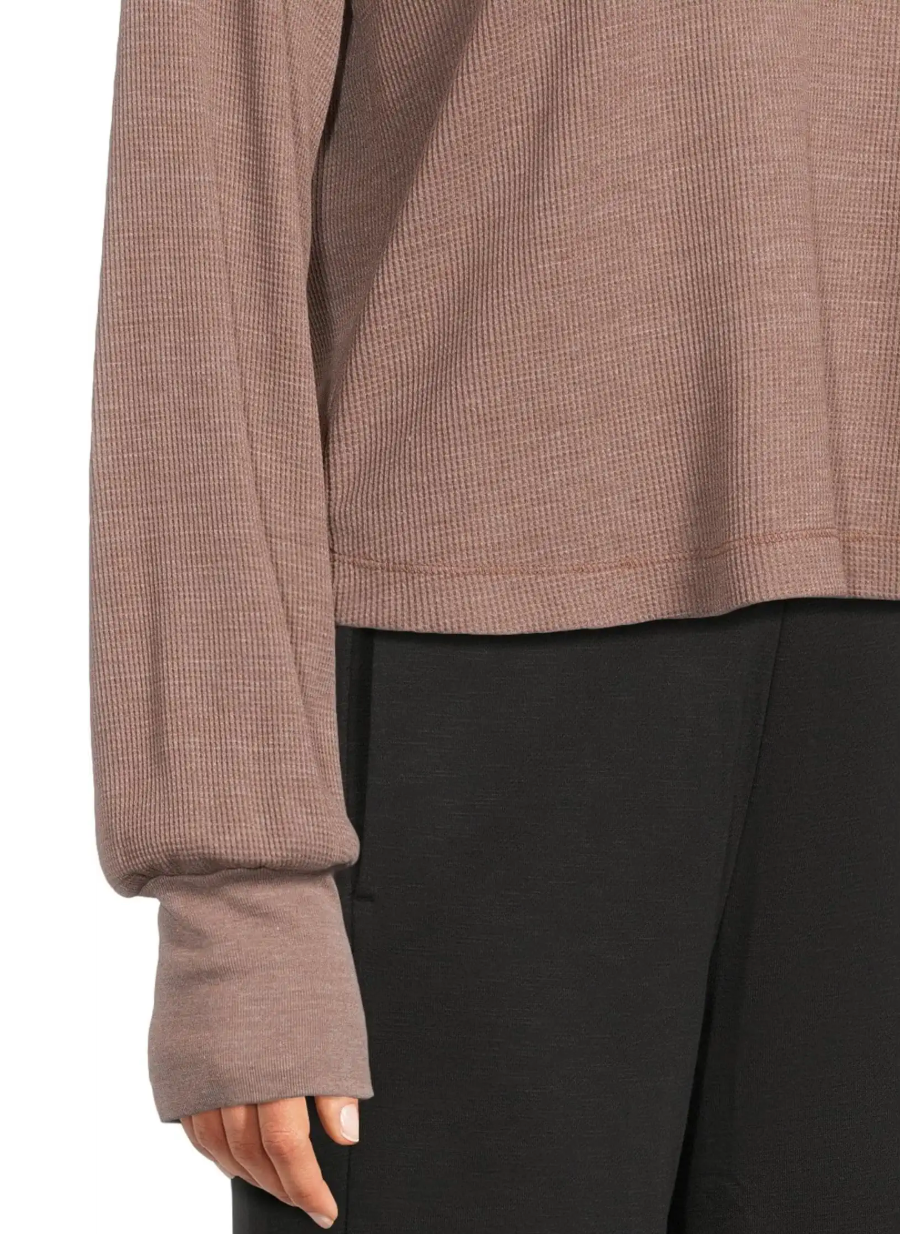 Norma mock neck pullover - rainforest