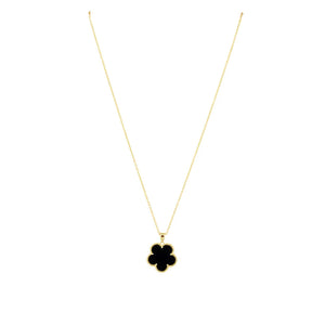 Adeline pendant necklace - onyx