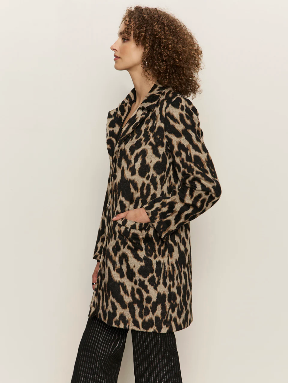 Downtown jacket - leopard mirage