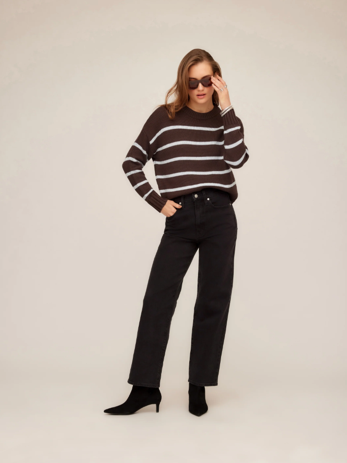 Luca Crewneck Sweater - stripe