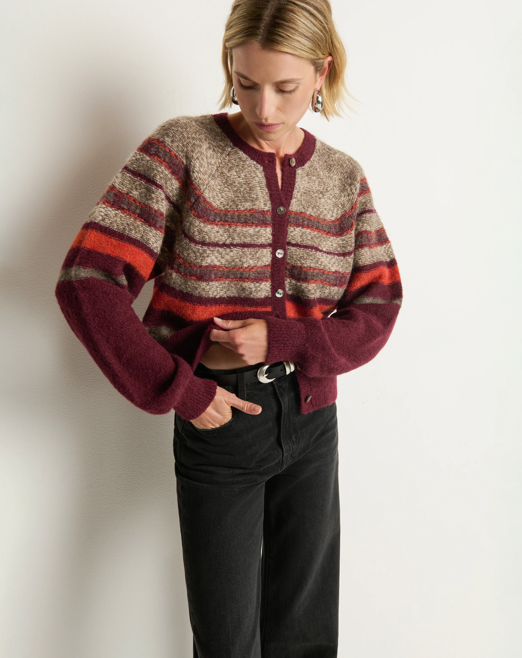 Lulu cardigan - mazama fair isle