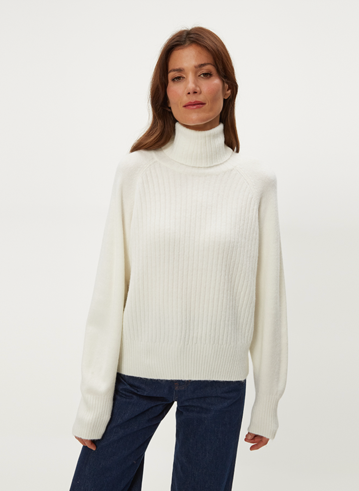 Storm turtleneck sweater - ivory