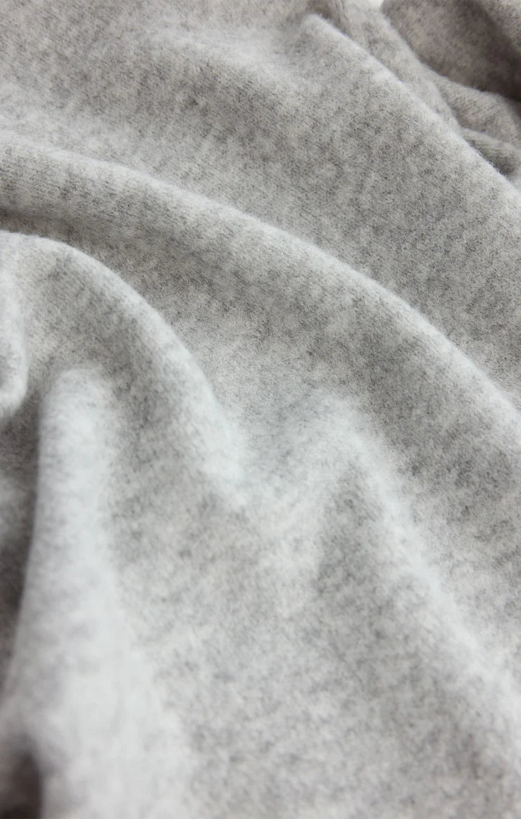 Medina cozy cardigan - light heather grey