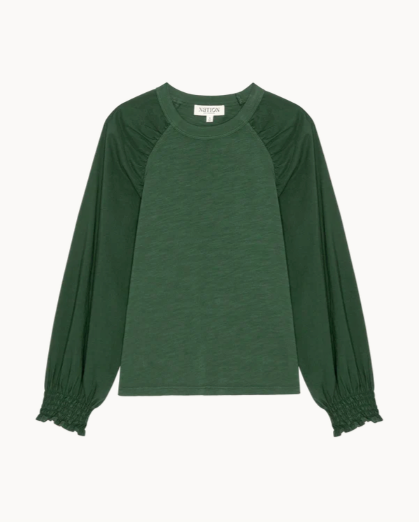 Suky raglan top - pine
