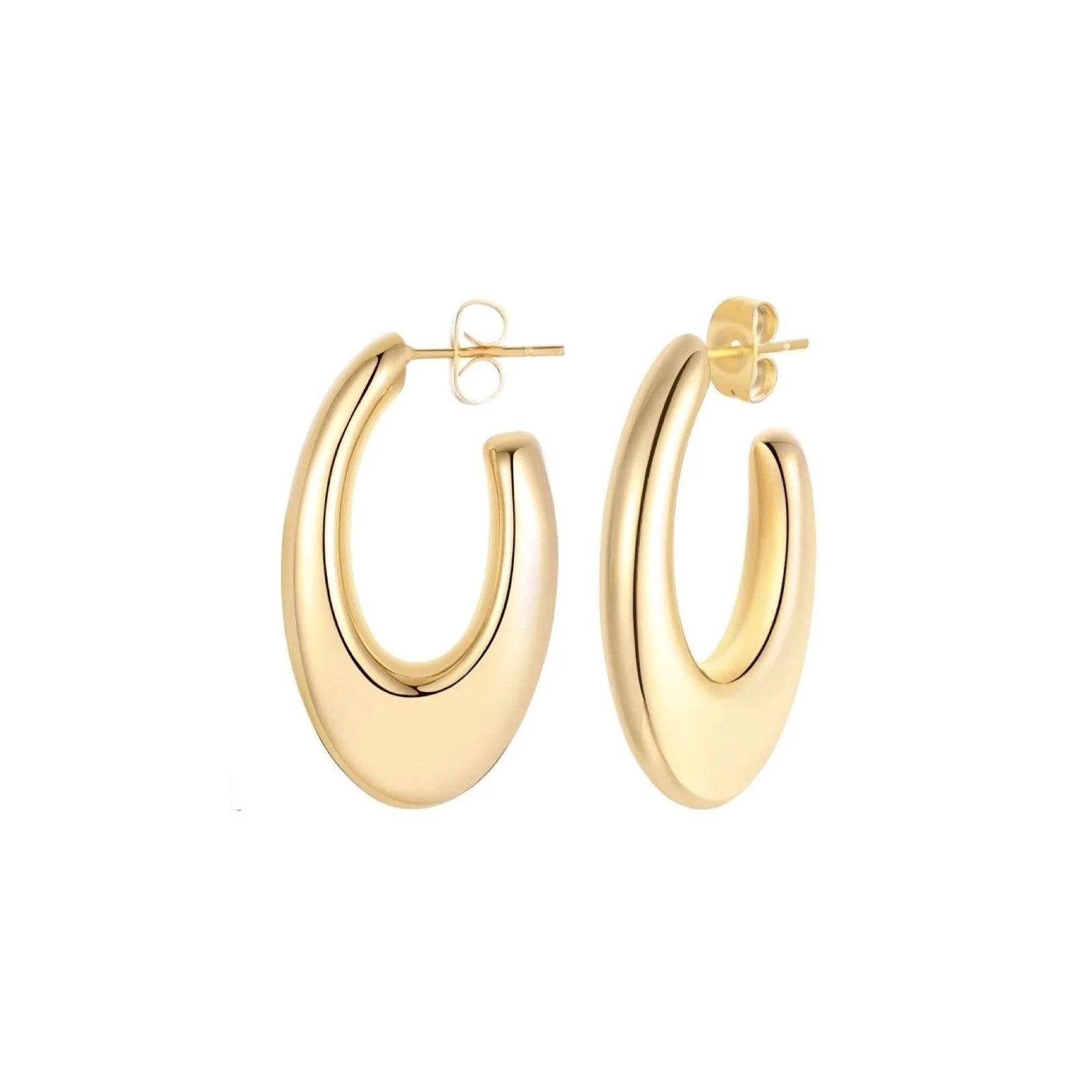 Owen small hoops - gold