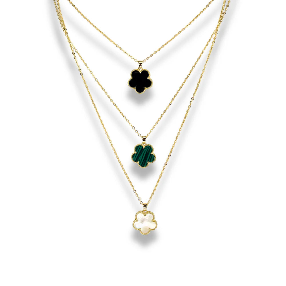 Adeline pendant necklace - onyx