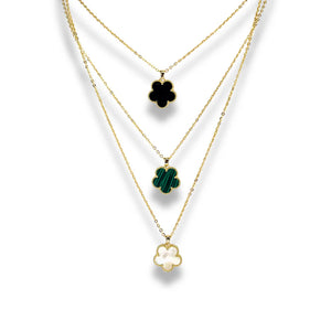 Adeline pendant necklace - onyx