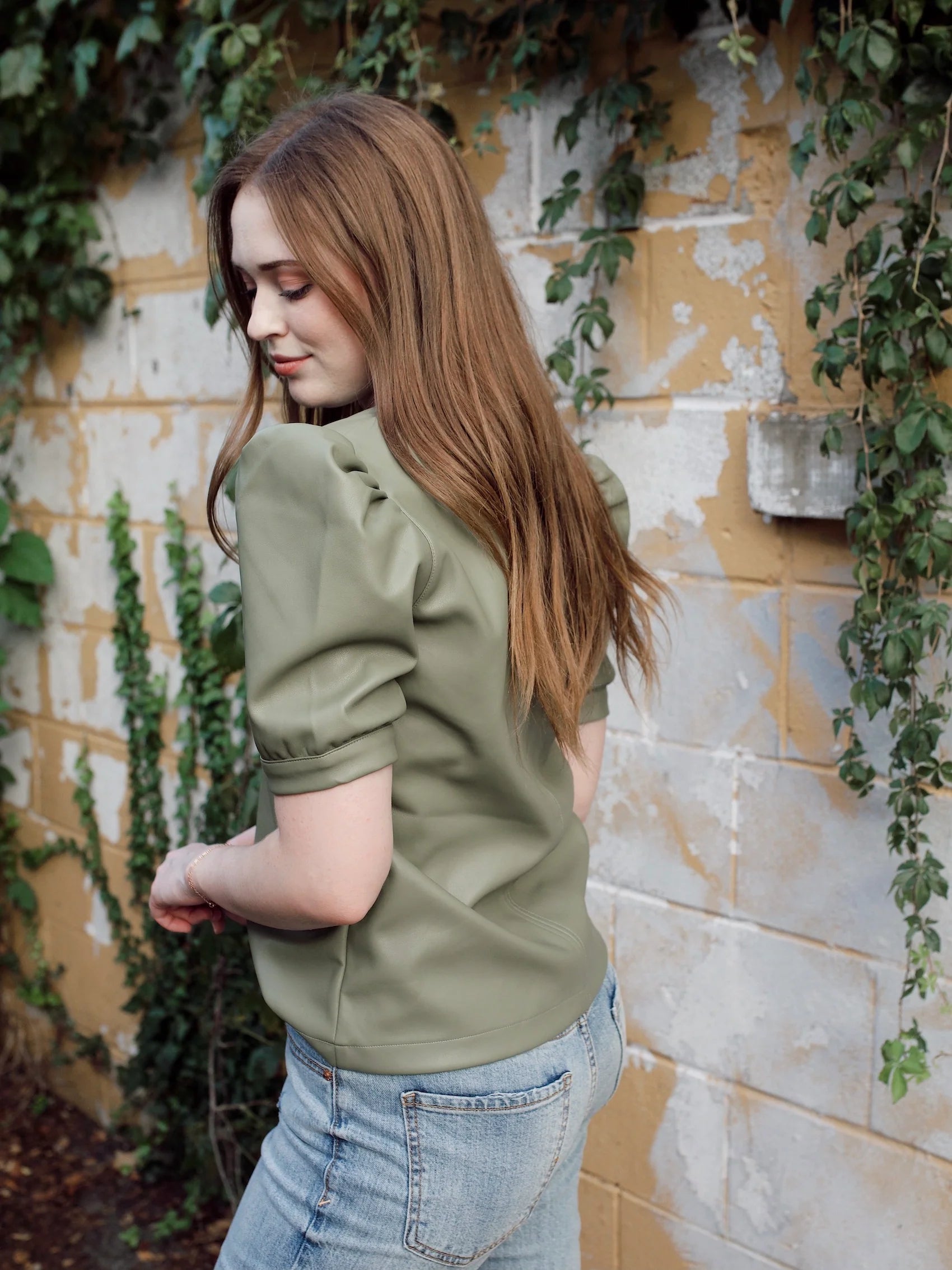 Jane top - bone