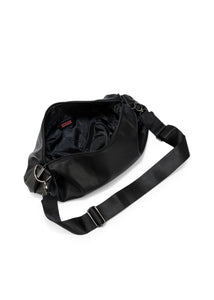 Ollie pebbled leather sling bag - solo