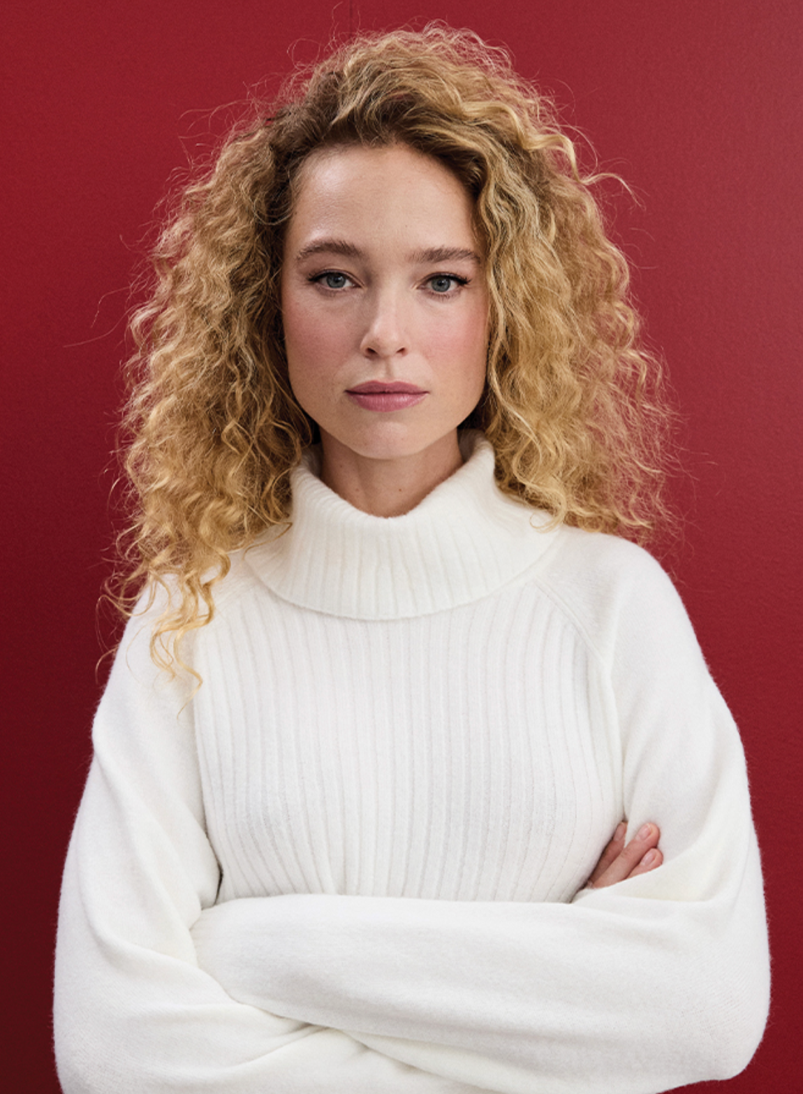 Storm turtleneck sweater - ivory