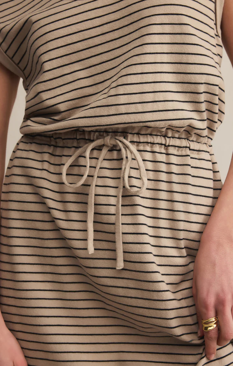Dayshift Striped Mini Dress - retreat