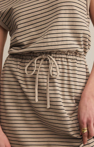 Dayshift Striped Mini Dress - retreat