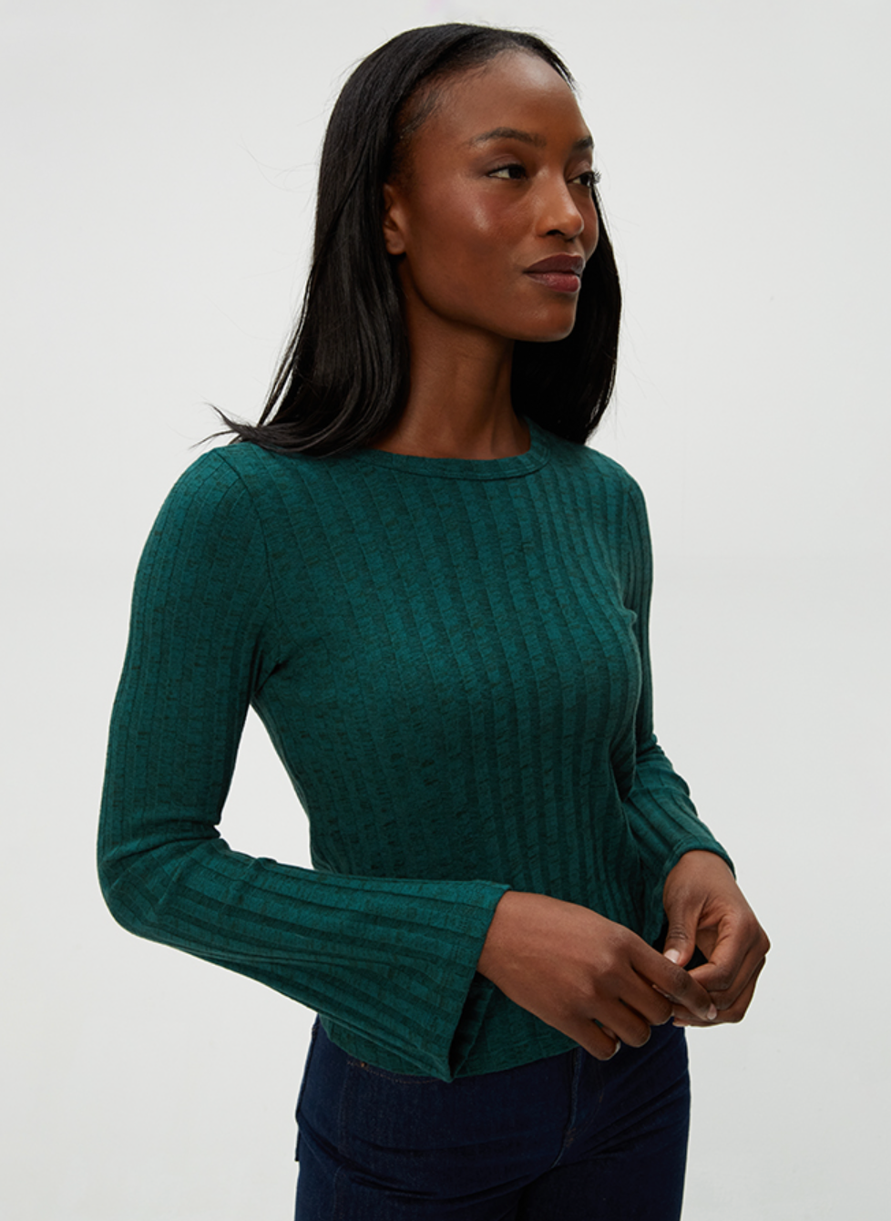 Valerie bell sleeve top - nocturnal