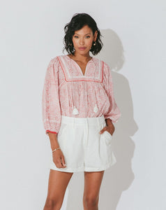 Sashana blouse - paisley ditzy
