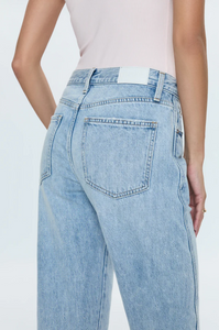 Kacey mid rise cuffed straight jeans - berkeley