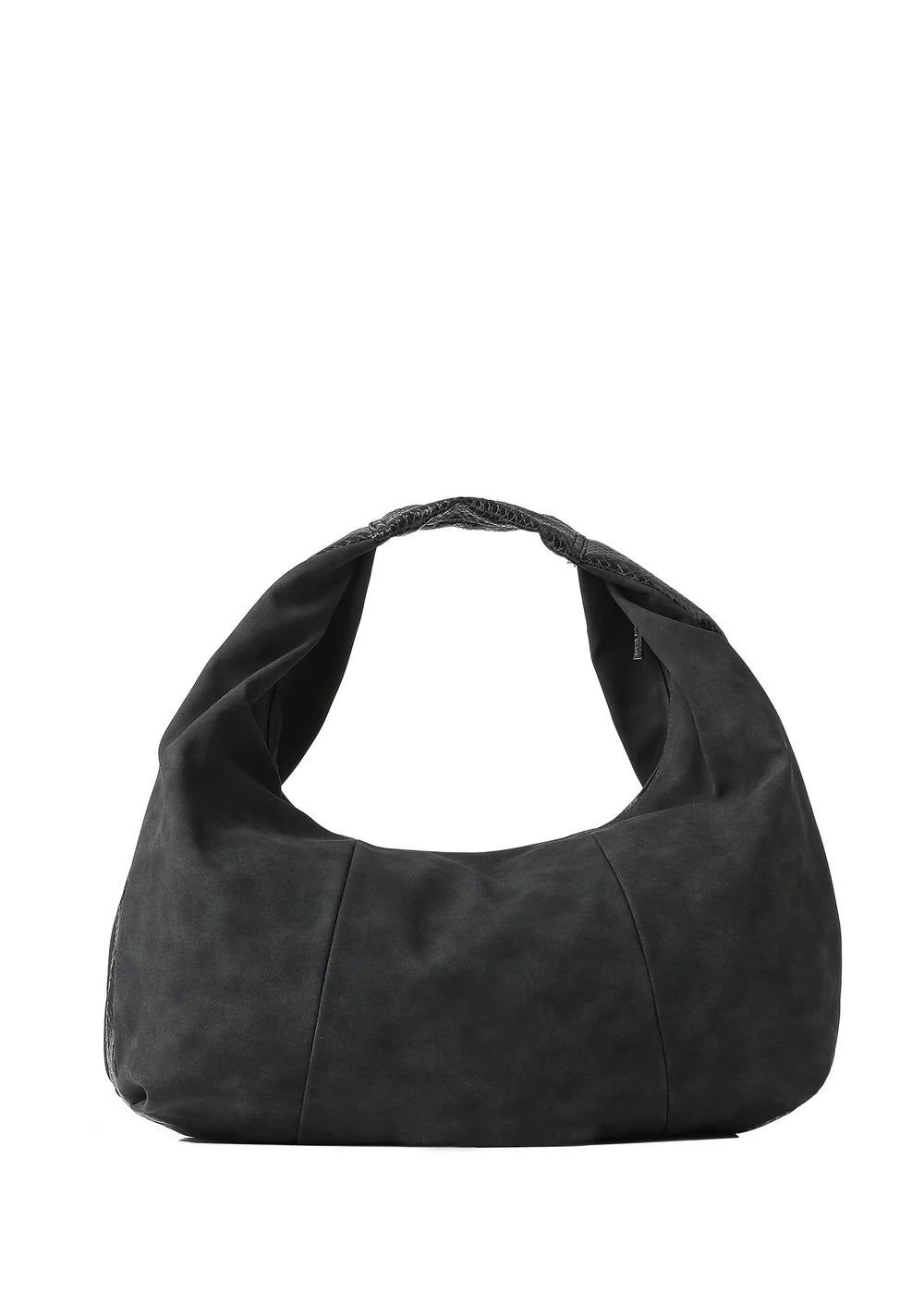 Loren hobo - black suede python