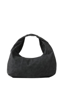 Loren hobo - black suede python