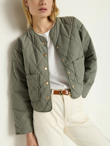 Aspen Quilted Jacket - castor grey