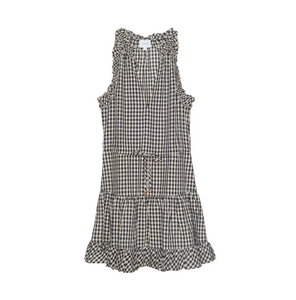 Gingham blisse dress - black gingham