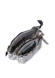 Devon convertible crossbody - natural python