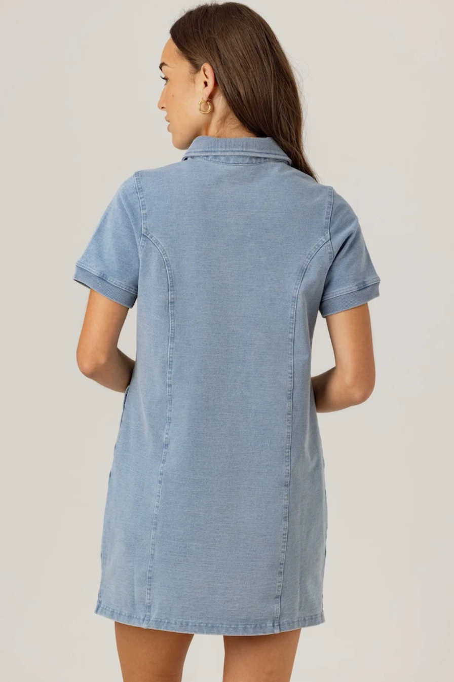 Claudine dress - light wash