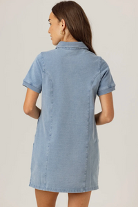 Claudine dress - light wash