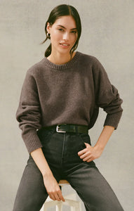 Cirrus cozy sweater - burnt ash heather