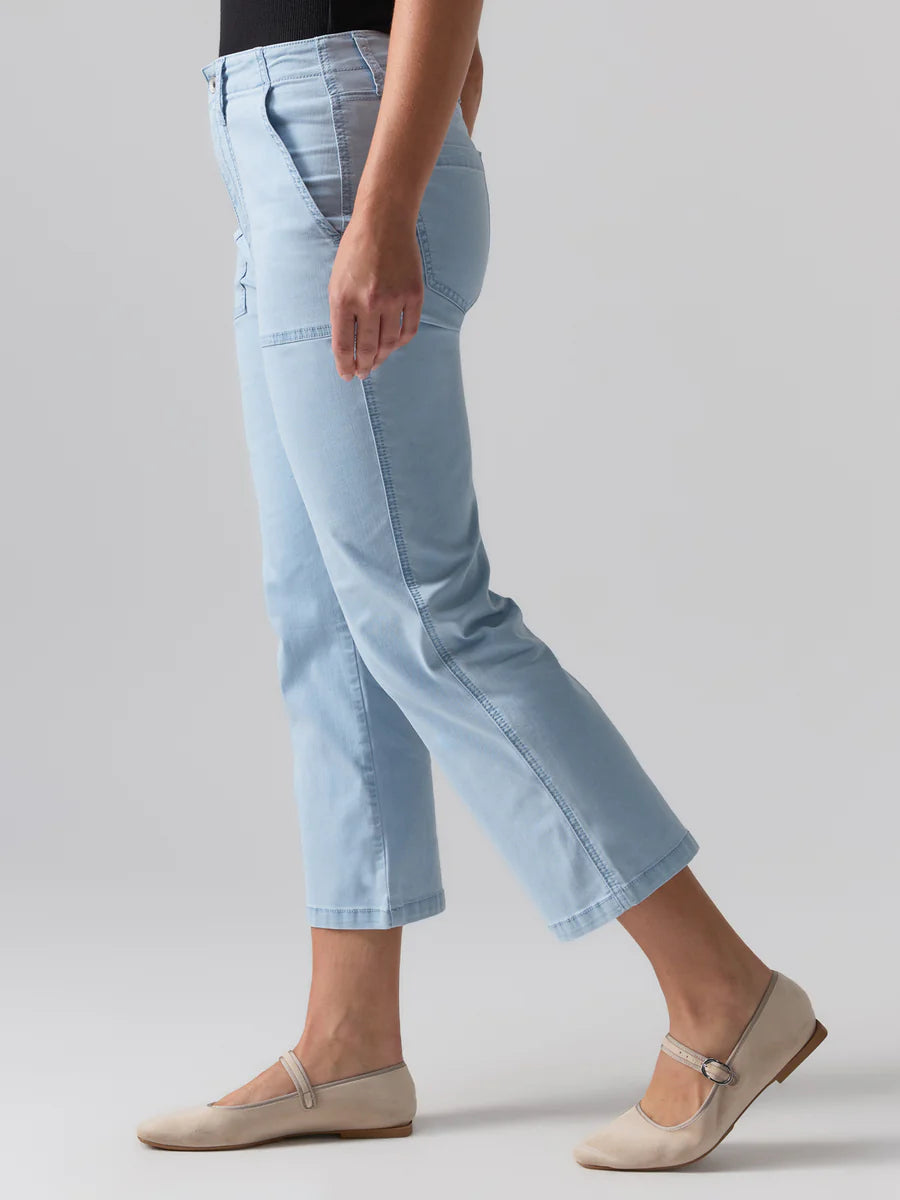 Vacation crop pants - ultra pale