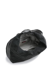 Loren hobo - black suede python