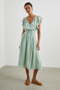 Iona dress - seaview stripe