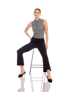 Sigourney pintuck pants - black